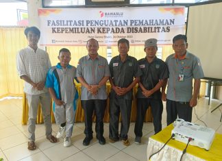Bawaslu Rohul Beri Pemahaman Kepemiluan Kepada Difabel