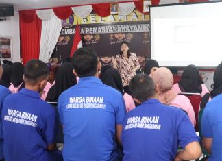 WBP Lapas Pasir Pengaraian Terima Pendidikan Moralitas “WHO AM I”