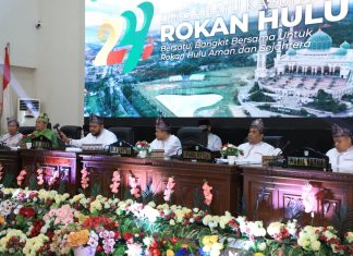 DPRD Rohul Gelar Rapat Paripurna Istimewa HUT Rohul Ke-24