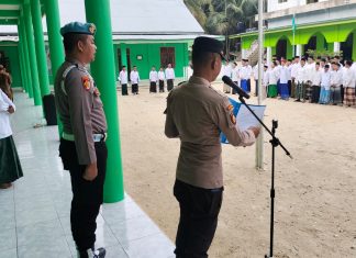 Gelar Police Goes To School, Berikut Pesan Kapolsek Suheri Kepada Para Santri