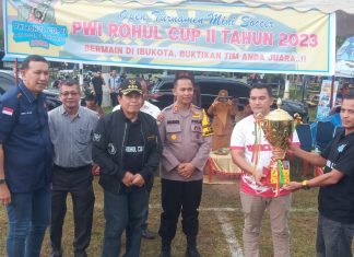 Buka PWI Rohul Cup II, Berikut Harapan Bupati Sukiman