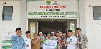 Upika Kecamatan Kepenuhan Donasi Untuk Palestina