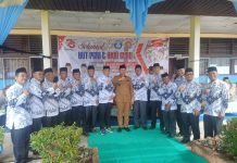 Dr Adolf Bastian Dilantik Sebagai Ketua PGRI Riau, Wabup Rohul Bangga