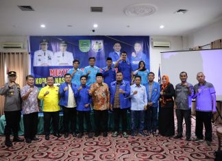 Bupati Sukiman Buka Musda VI, Afvrian Azhari Siap Pimpin KNPI Rohul