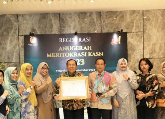 Dengan Kategori Baik, Rohul Terima Penghargaan Anugerah Meritokrasi KASN 2023