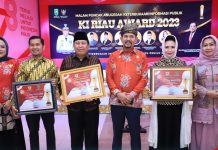 Rokan Hulu Raih Berbagai Penghargaan Dalam KI RIAU AWARD 2023