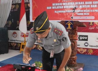 Kalapas dan Staf Komitmen ZI Menuju WBK dan WBBM