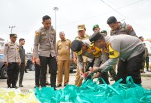 Bupati Sukiman dan Kapolres Rohul Dampingi Kunker Wakapolda Riau