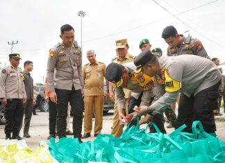 Bupati Sukiman dan Kapolres Rohul Dampingi Kunker Wakapolda Riau