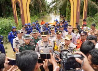 Bupati dan Wabup Dampingi Kunker Kapolda Ke Rohul
