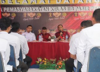 Lapas Kelas IIB Pasir Pengaraian Mendapat Apresiasi