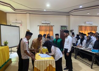 165 PTPS Se Kecamatan Rambah Dilantik dan Diambil Sumpah