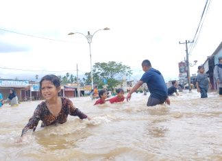 Banjir Ditengah Libur Sekolah, Kapolres Rohul Ingatkan Orang Tua