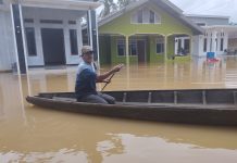 Dalam Sepekan, Warga Kepenuhan Timur Hidup Ditengah Banjir