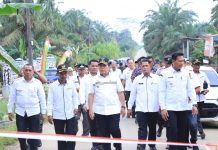 Akses Jalan Aspal di Desa Pasir Utama Diresmikan