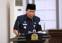 Melalui Rapat Paripurna, Bupati Sukiman sampaikan LKPJ