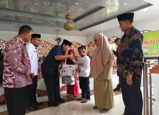 Menjelang Bulan Suci Ramadhan, Bupati Santuni Anak Yatim dan Mubaligh