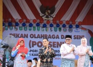 Sekda Harap Rohul Raih Juara Umum Pada Porseni IGTKI PGRI Riau