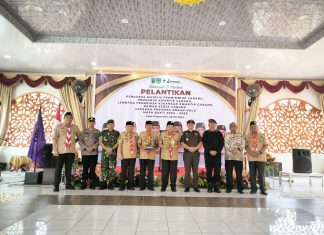 Hadiri Pelantikan Kwarcab Pramuka Rohul, Sukiman : Mari Tanamkan Cinta Tanah Air