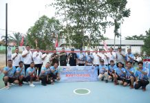 Diskominfo Rohul Gelar Turnamen Sepak Takraw