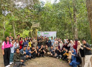 Mahasiswa Unilak Praktikum Kuliah Lapangan di hutan Ghimbo Pomuan