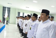 Hadiri Pelantikan MUI Rohul, Berikut Pesan Bupati Sukiman