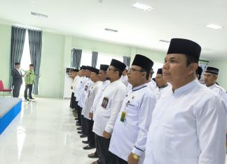 Hadiri Pelantikan MUI Rohul, Berikut Pesan Bupati Sukiman