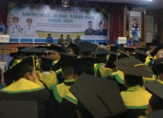 Ribuan Santri MDTA Se Rohul Diwisuda