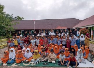 Wujudkan MPLS yang Menyenangkan, Disdikpora Rohul Bersama Pokja Bunda PAUD Lakukan Monitoring