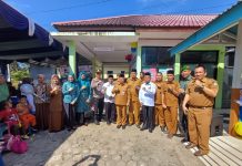 Asisten II Setda Rohul Tinjau Pencanangan PIN Polio, Cegah KLB