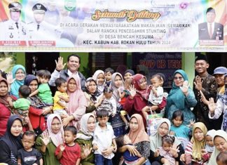 Upaya Prevalensi Stunting, Pemkab Rohul Ajak Masyarakat Gemar Makan Ikan