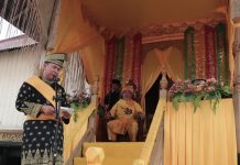 Hadiri Penabalan Raja XII Luhak Rokan IV Koto, Wabup Apresiasi Nilai Adat dan Budaya yang Tinggi
