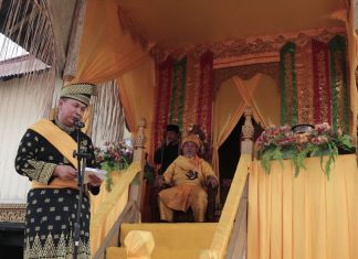 Hadiri Penabalan Raja XII Luhak Rokan IV Koto, Wabup Apresiasi Nilai Adat dan Budaya yang Tinggi