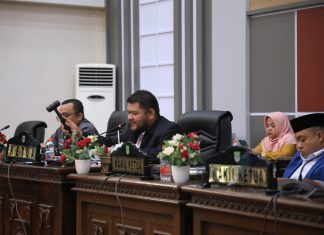 Melalui Rapat Paripurna, Pemkab Rohul Sampaikan Ranperda RPJPD 2025-2045