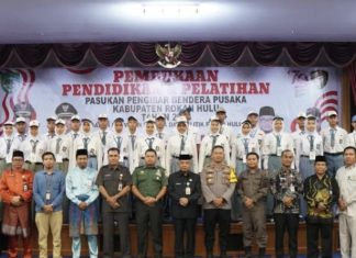 Puluhan Calon Paskibraka Rohul Ikuti Diklat