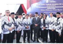 Ketum PGRI Turut Tabur Bunga Pada Peringatan Hari Pahlawan, Ketua PGRI Riau : Semangat Pahlawan Masa Depan