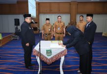 Ratusan Fungsional Guru di Rohul Dilantik dan Diambil Sumpah