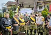 Dibawah Kepemimpinan Bupati Sukiman, LAMR Rohul Gelar Togak Tunggul Panji Adat