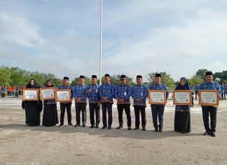 4 OPD dan 2 Puskesmas di Rohil Terima Penghargaan Dari Ombudsman