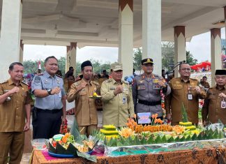 Digadang-Gadang Sebagai Ikon Wisata Unggulan,Bupati Sukiman Resmikan Danau Gunung Sari