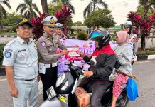 Polres Rohul Edukasi Keselamatan Berlalu Lintas