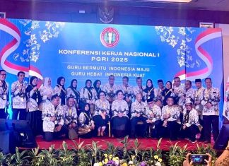 PGRI Provinsi Riau Hadiri Konferensi Kerja Nasional I PGRI 2025