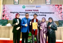 Direktur Utama Garuda Cyber Indonesia, Raih Gelar Magister Manajemen di Sekolah Pascasarjana Unilak