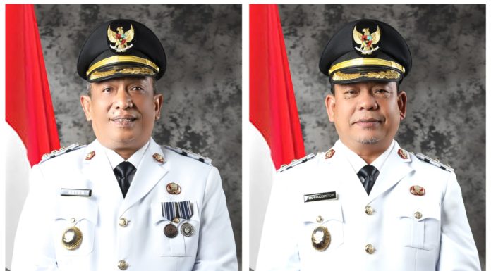 Anton – Syafaruddin Poti Dilantik Sebagai Bupati dan Wakil Bupati Rohul