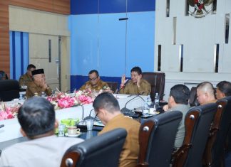 Mengawali Tugas,Wabup Rohul Gelar Rapat Bersama Kepala OPD