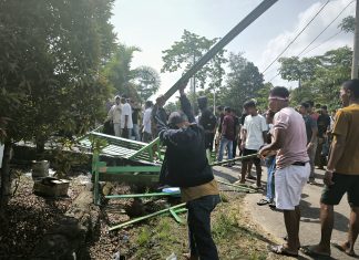 Tidak Terima Hasil Putusan Persidangan, Masyarakat Pawan Geruduk Kantor PN Pasir Pengaraian