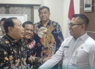 Bupati Sukiman Bahas Desa Definitif Hingga Bandara Tuanku Tambusai dengan Kementerian Transmigrasi RI