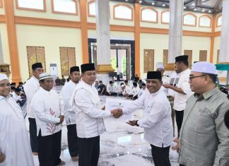 Masyarakat Luhak Kepenuhan Sambut Wabup Rohul Dalam Kegiatan Safari Ramadan