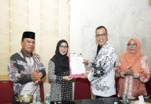 Jalin Sinergi, Wabup Kampar Silaturahmi dengan PGRI Riau