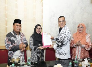 Jalin Sinergi, Wabup Kampar Silaturahmi dengan PGRI Riau
